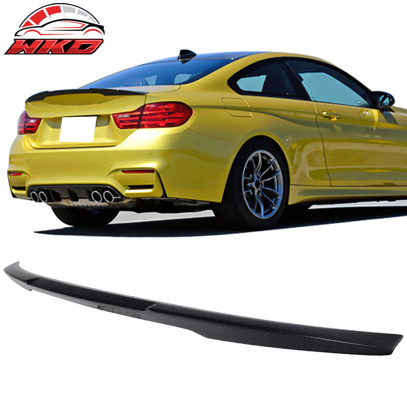Fits 15-20 BMW F82 M4 Coupe 2Dr Performance Style Trunk Spoiler -Carbon Fiber CF