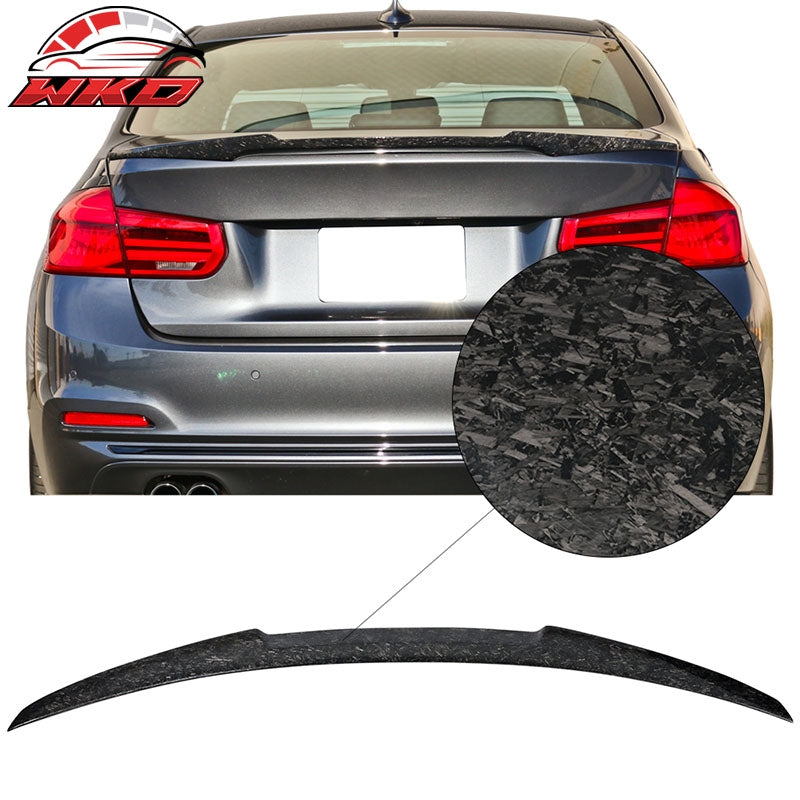 Fits 12-19 BMW F30 F80 3 Series M4 Style Trunk Spoiler Forged Matte Carbon Fiber