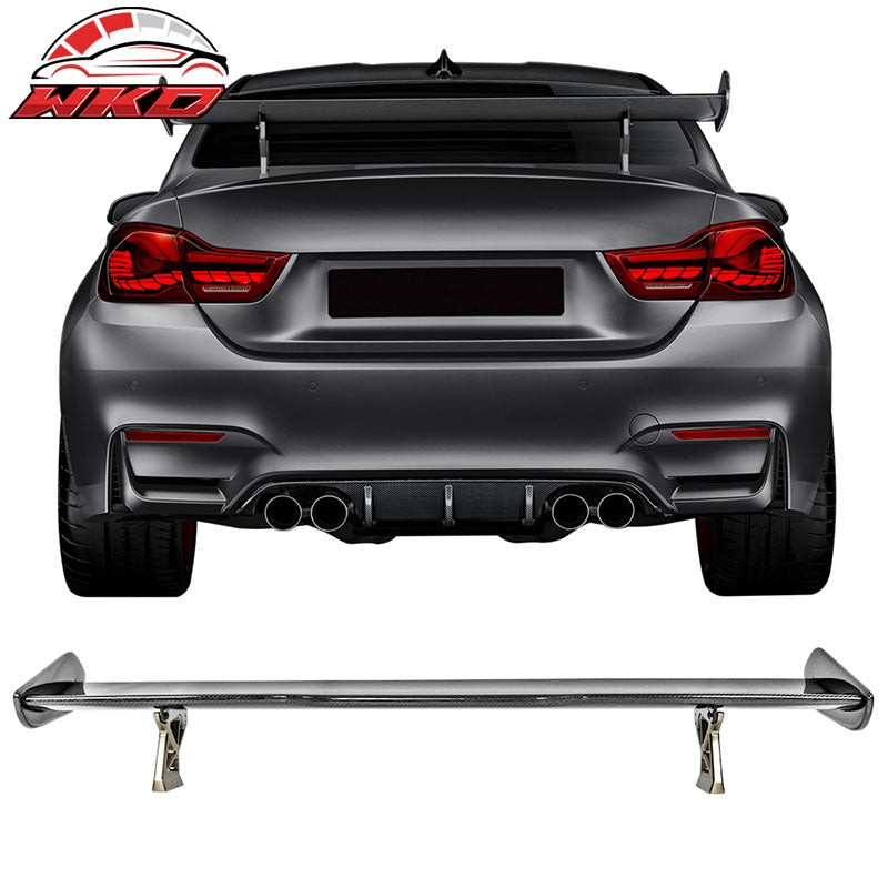 Fits 15-21 BMW F87 M2 F80 M3 F82 M4 GTS Style Trunk Spoiler - Matte Carbon Fiber