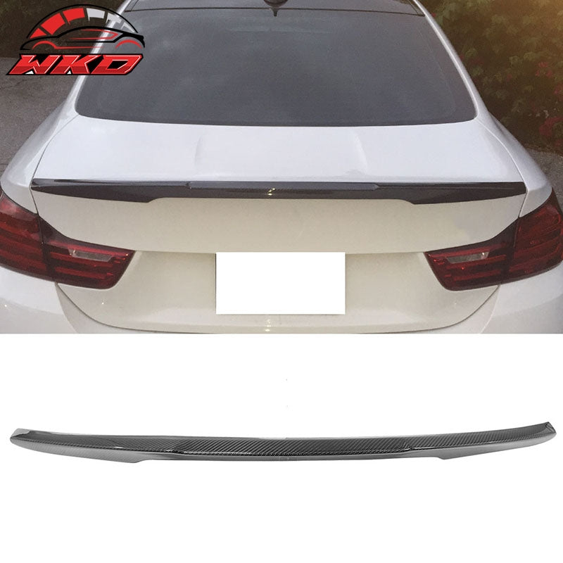 Fits 15-20 BMW M4 F82 4-Series Performance Style Trunk Spoiler - Carbon Fiber CF