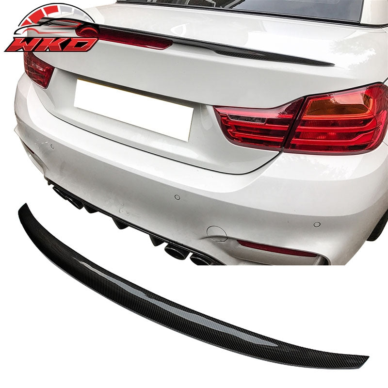Trunk Spoiler for BMW 4-Series 2014-2020 Performance Style Carbon Fiber