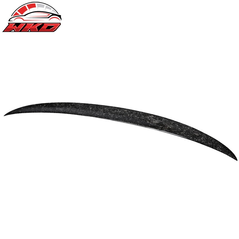 Fits 17-23 BMW G30 5 Series F90 M5 Trunk Spoiler - Matte Forged Carbon Fiber