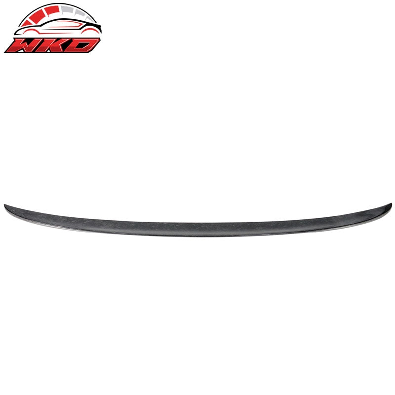 Fits 17-23 BMW G30 5 Series F90 M5 Trunk Spoiler - Matte Forged Carbon Fiber