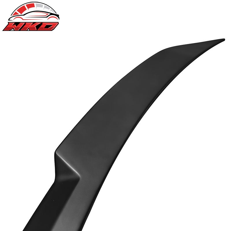 Fits 24-26 BMW G60 5 Series& I5& 25 G90 M5 V Style Trunk Spoiler Matte Black ABS