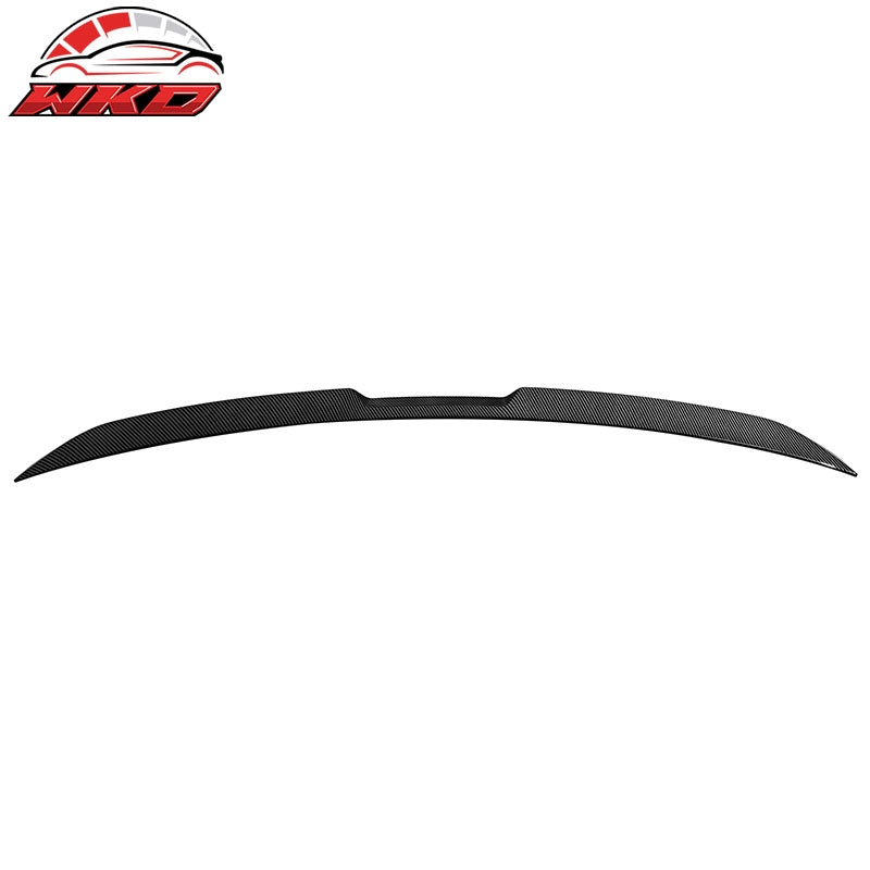 Fits 24-26 BMW G60 5 Series& I5& G90 M5 V Trunk Spoiler Carbon Fiber Print ABS