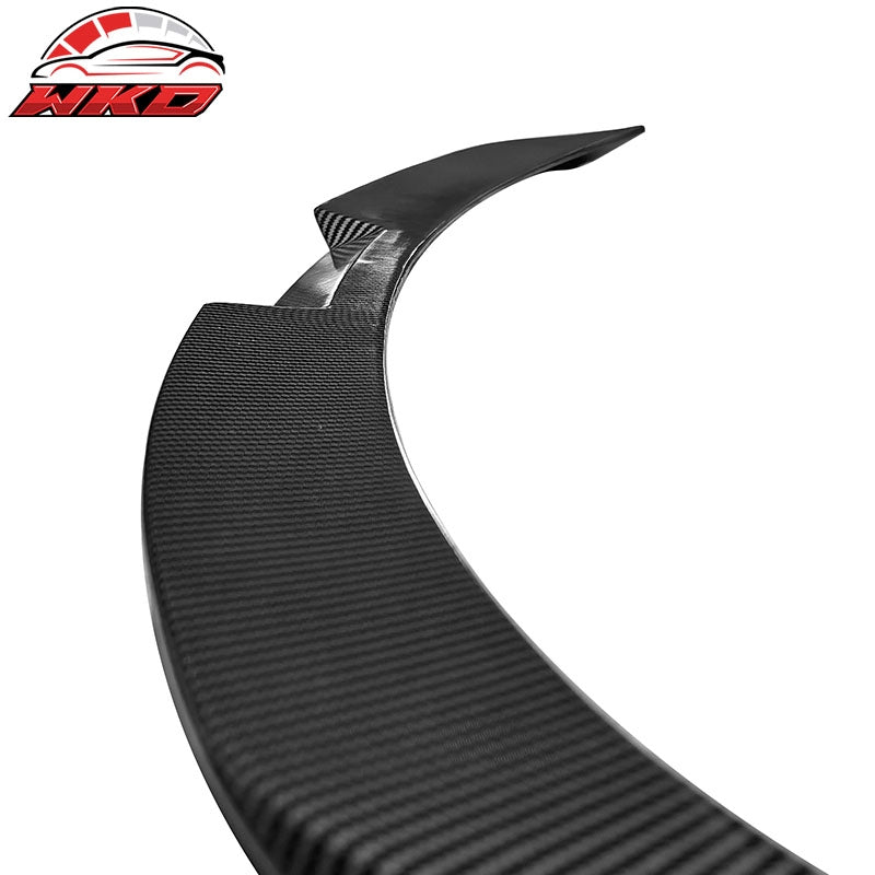 Fits 24-26 BMW G60 5 Series& I5& G90 M5 V Trunk Spoiler Carbon Fiber Print ABS