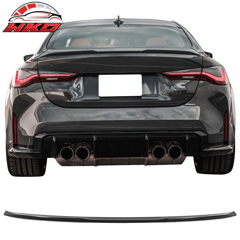 Wholesale 21-27 BMW G22 4 Series G82 M4 Coupe M4 Style Trunk Spoiler Primer Black ABS