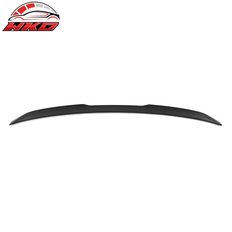 Fits 21-27 BMW G22 4 Series G82 M4 Coupe M4 Style Trunk Spoiler Primer Black ABS