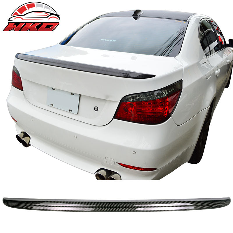 Wholesale 04-10 BMW 5 Series E60 Sedan M5 Style Matte Carbon Fiber Trunk Spoiler Wing