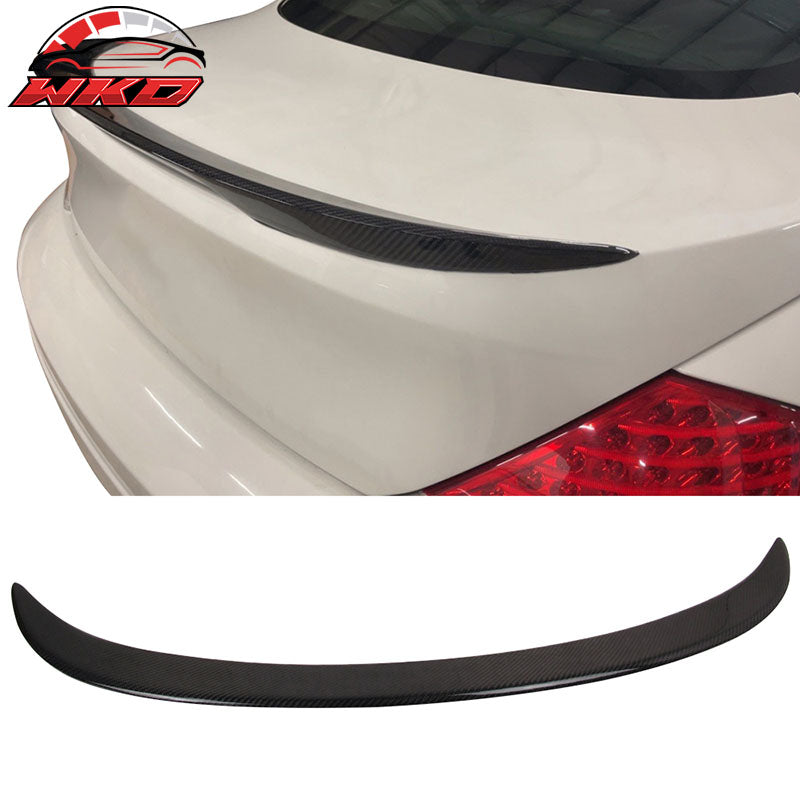 Fits 04-08 BMW E63 6-Series Coupe Matte Carbon Fiber V Style Trunk Spoiler Wing