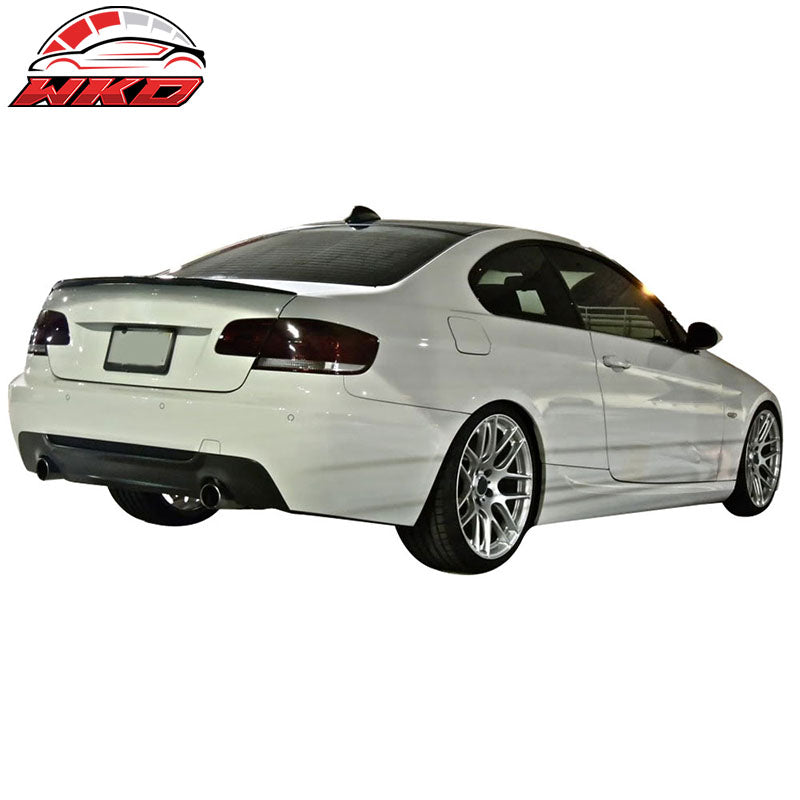 Fits 07-13 BMW 3 Series E92 Performance Trunk Spoiler Wing - Matte Carbon Fiber