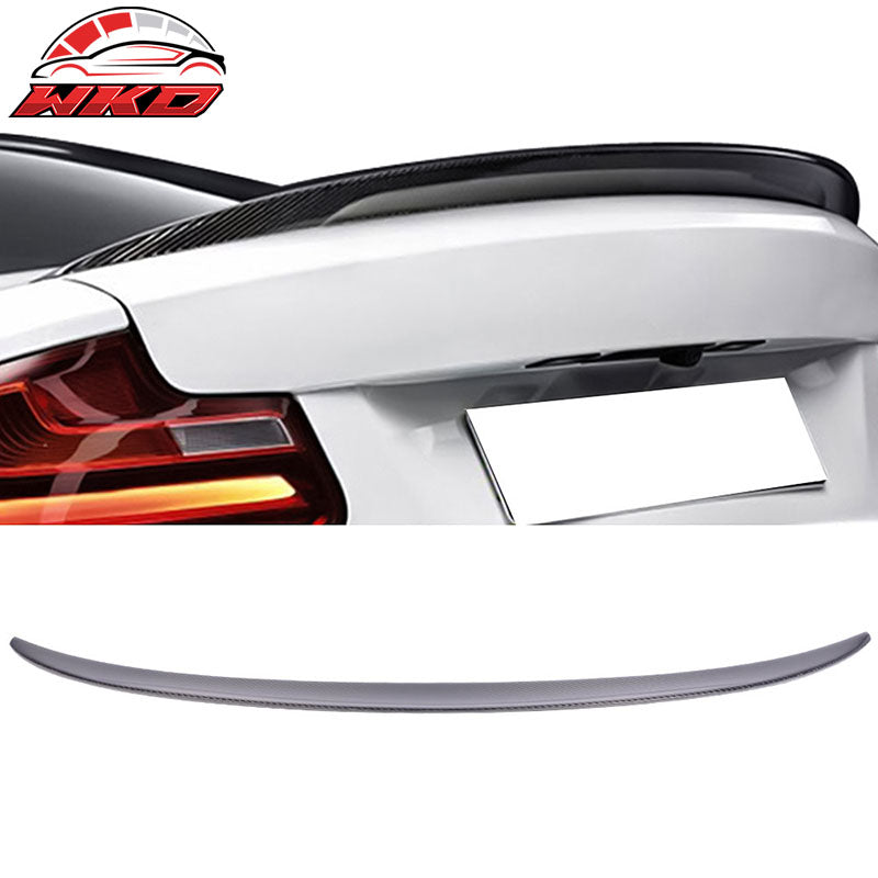 Fits 14-21 BMW F22 2 Series Performance Trunk Spoiler Wing - Matte Carbon Fiber