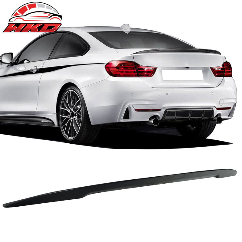 Fits 14-20 F33 F83 M4 2-Door Performance Trunk Spoiler Wing - Matte Carbon Fiber