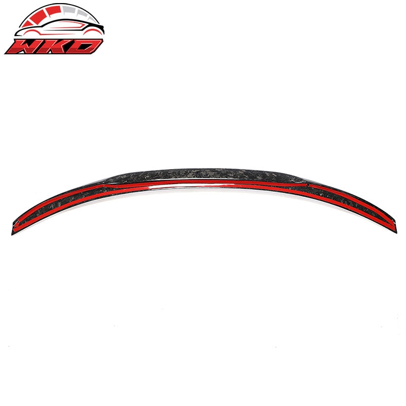 Fits 12-18 BMW F30 F80 M4 Style Trunk Spoiler Wing - Forged Carbon Fiber