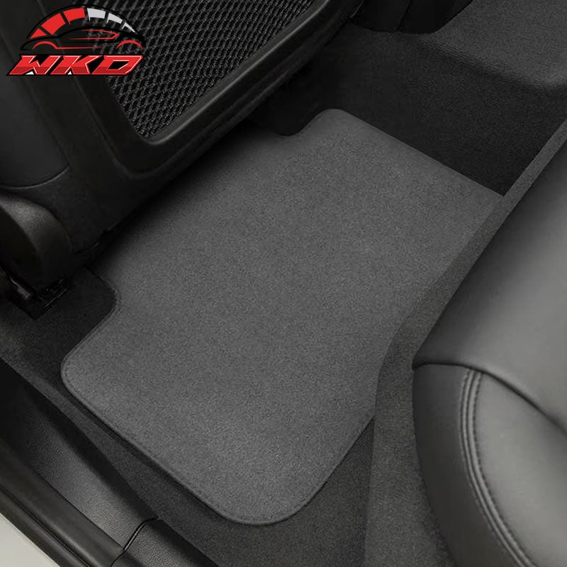 18-24 X3 19-25 G02 X4 Gray Nylon Floor Mats Front Rear Carpet Liner FOR: (BMW)