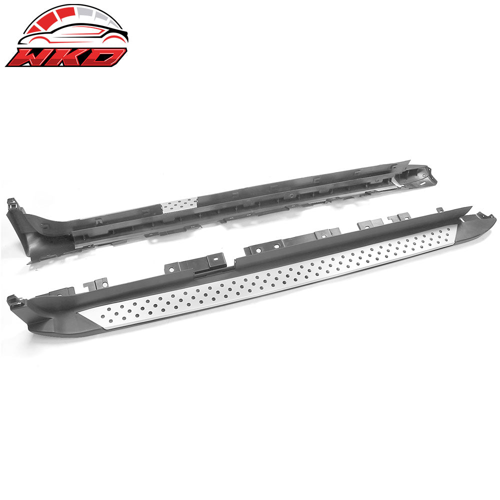 Fits 11-17 BMW X3 F25 OE Style Silver Running Board Side Step Nerf Bars In Pair
