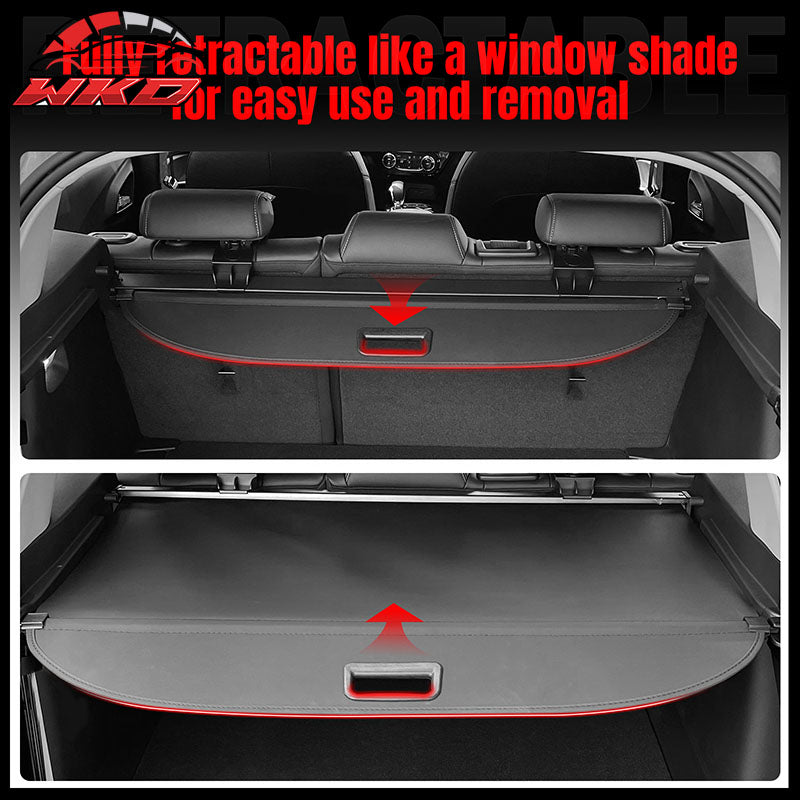 Fits 07-13 BMW E70 X5 Black Retractable Rear Trunk Luggage Cargo Cover