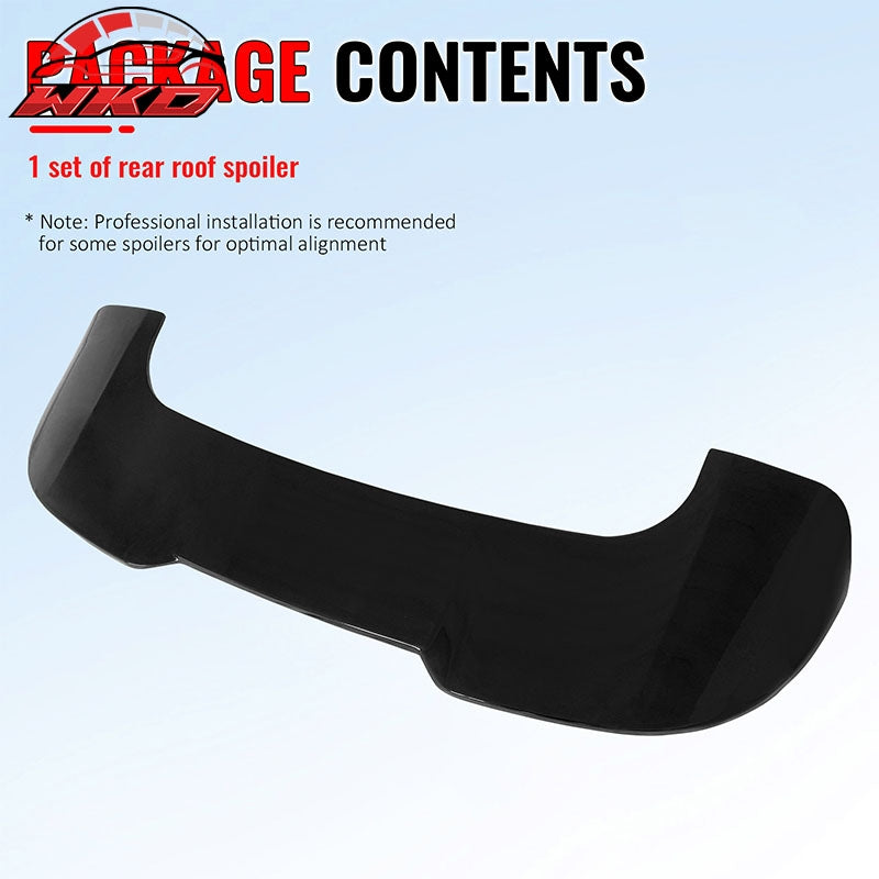 Fits 07-13 BMW X5 E70 Facelift Gloss Black Rear Top Window Roof Spoiler Wing ABS