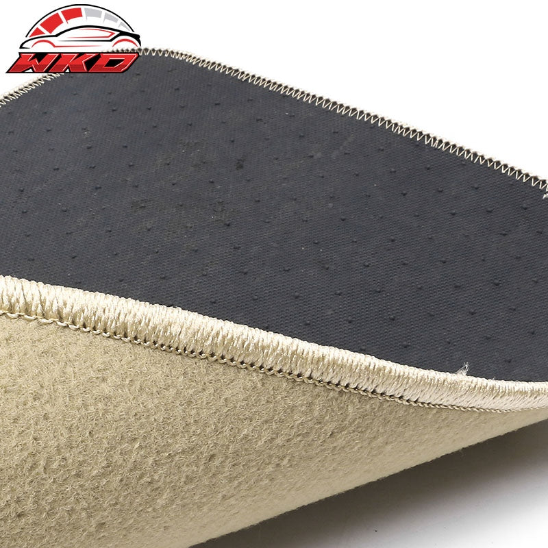 07-12 E70 X5 Floor Mats Liner Nylon Beige Front Rear Carpets Guard For: (BMW)