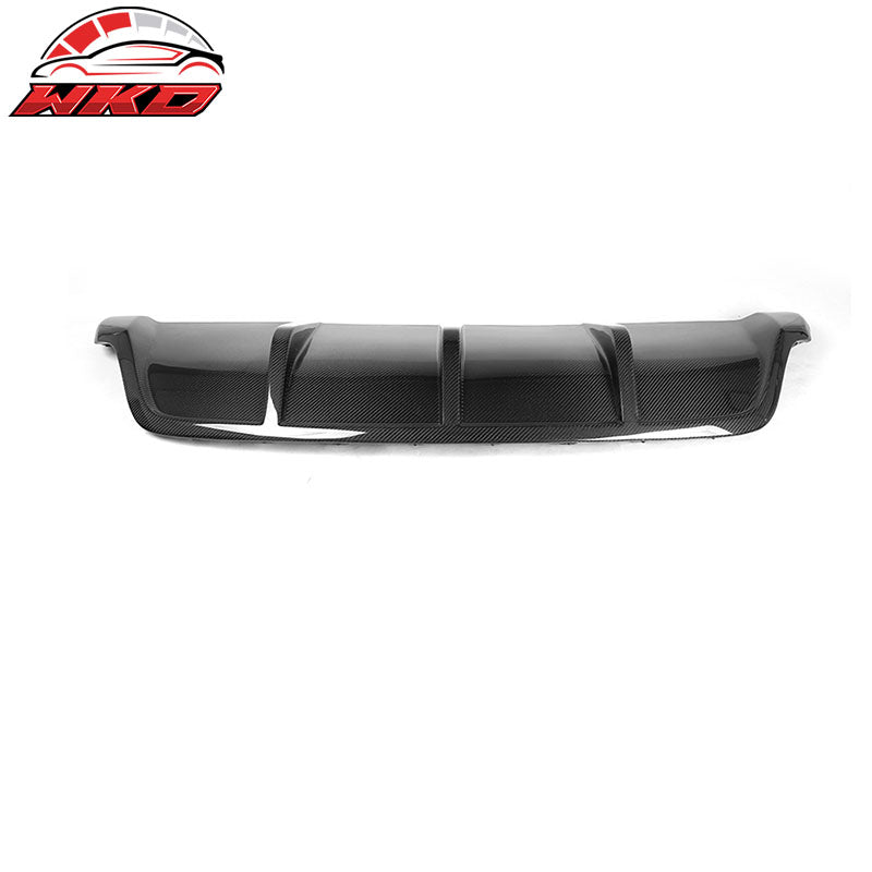 Fits 08-14 BMW X6 E71 Rear Diffuser Bumper Lip Matte Carbon Fiber CF