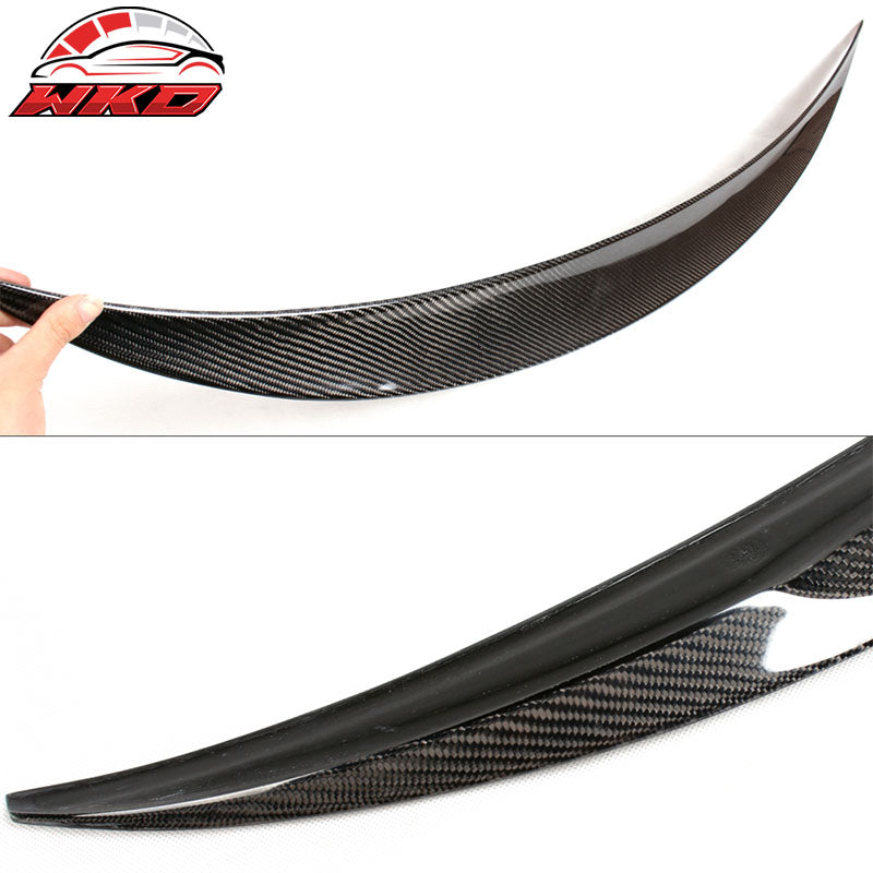 Fits 08-14 BMW X6 E71 P Style Rear Trunk Spoiler Wing Lip Matte Carbon Fiber