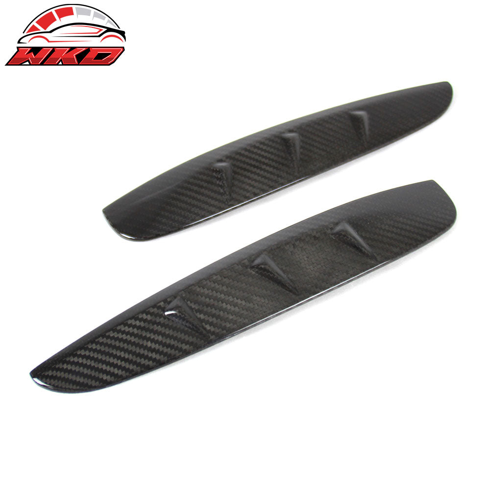 Fits 16-19 BMW X6 F16 Carbon Fiber CF Added-on Side Fender Air Vent Cover Trim