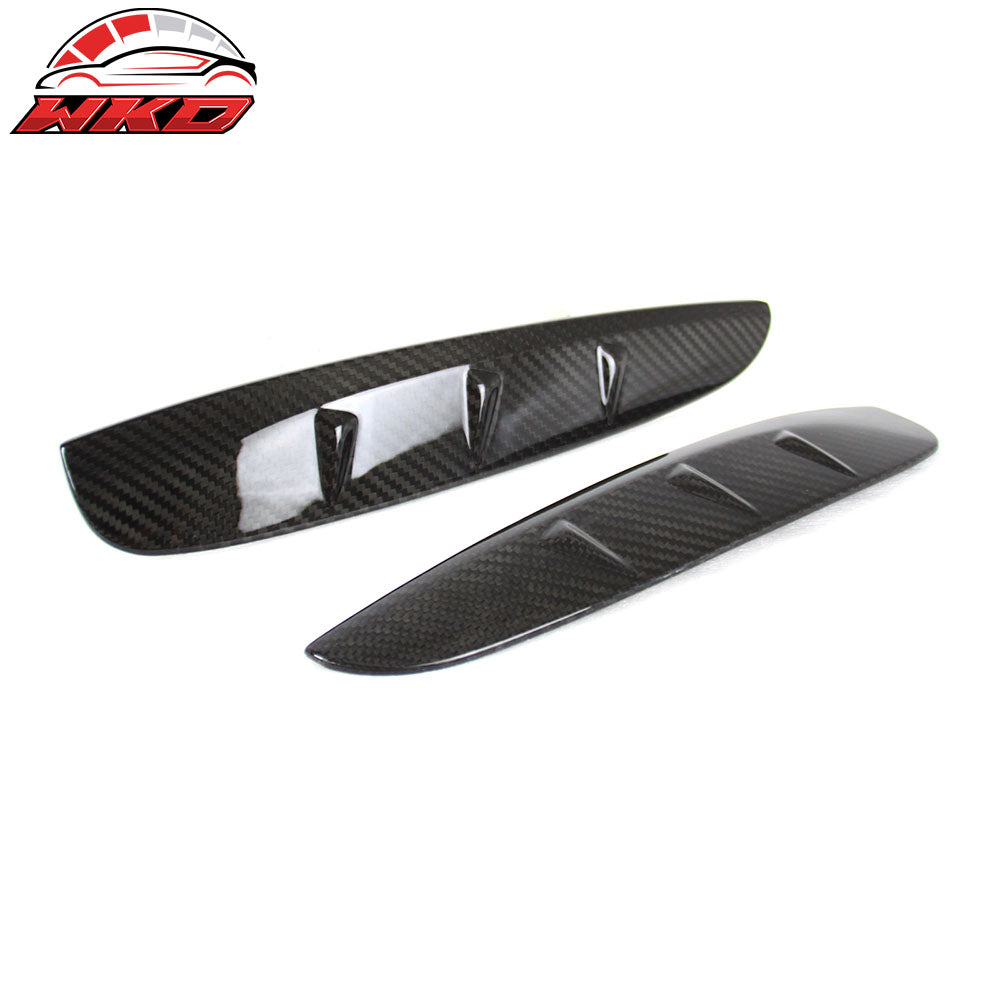 Fits 16-19 BMW X6 F16 Carbon Fiber CF Added-on Side Fender Air Vent Cover Trim