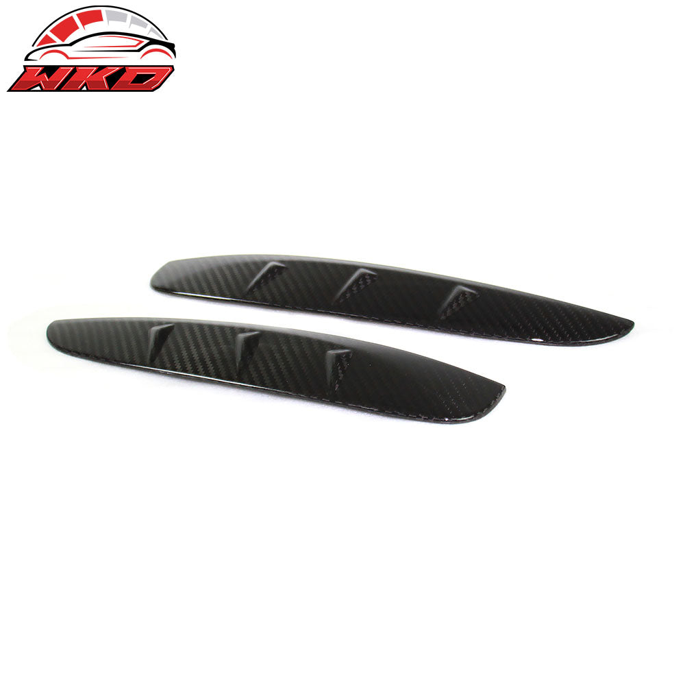 Fits 16-19 BMW X6 F16 Carbon Fiber CF Added-on Side Fender Air Vent Cover Trim