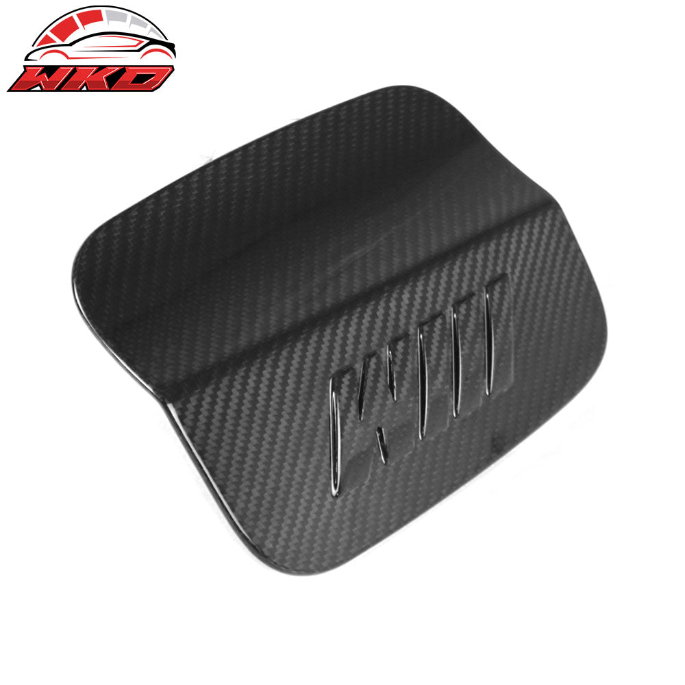 Fits 16-19 BMW X6 F16 X6M F86 Carbon Fiber CF Side Oil Fuel Tank Cap Cover Trim