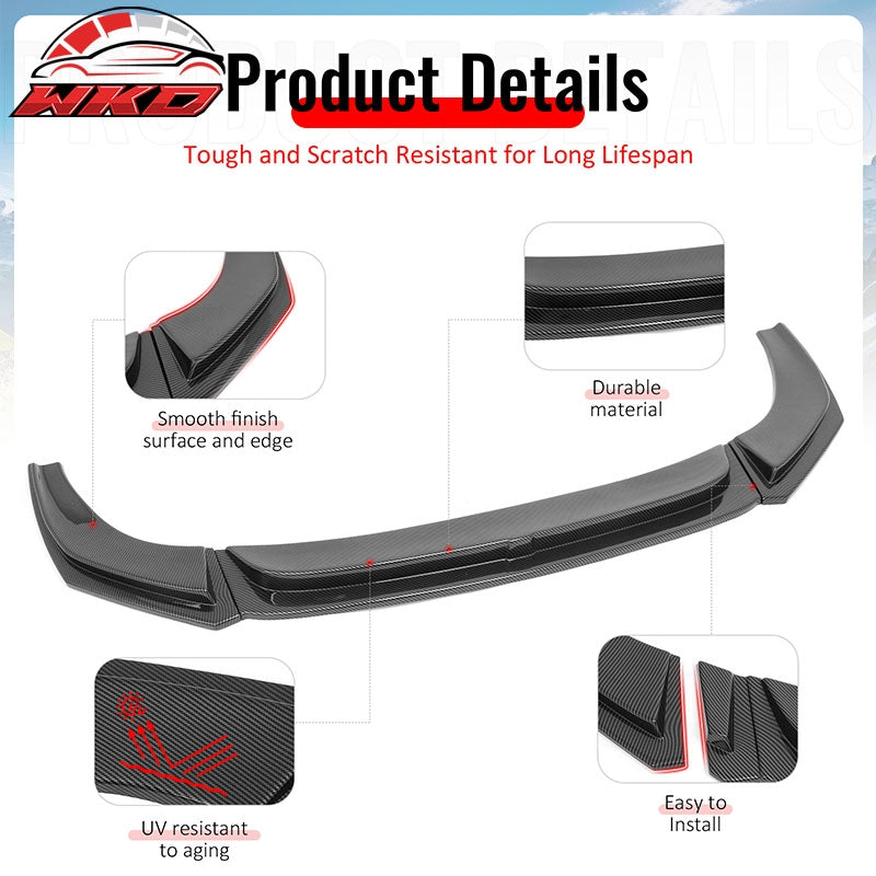 Wholesale 19-26 BMW Z4 G29 M-Tech H Style Front Bumper Lip Spoiler Carbon Fiber Print - Wikond Auto
