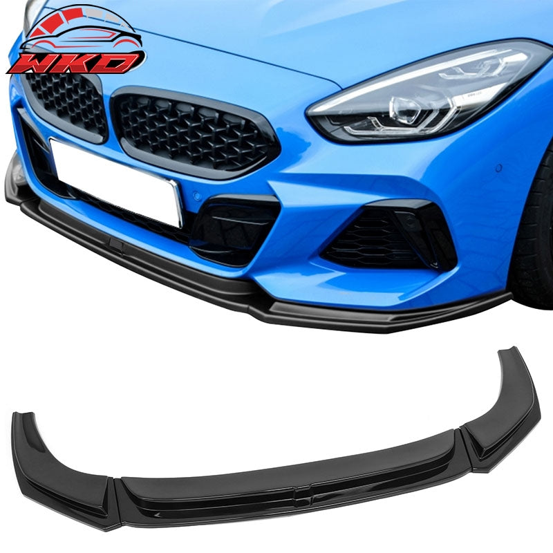 Wholesale 19-26 BMW Z4 G29 M-Tech H Style Front Bumper Lip Spoiler Gloss Black ABS - Wikond Auto