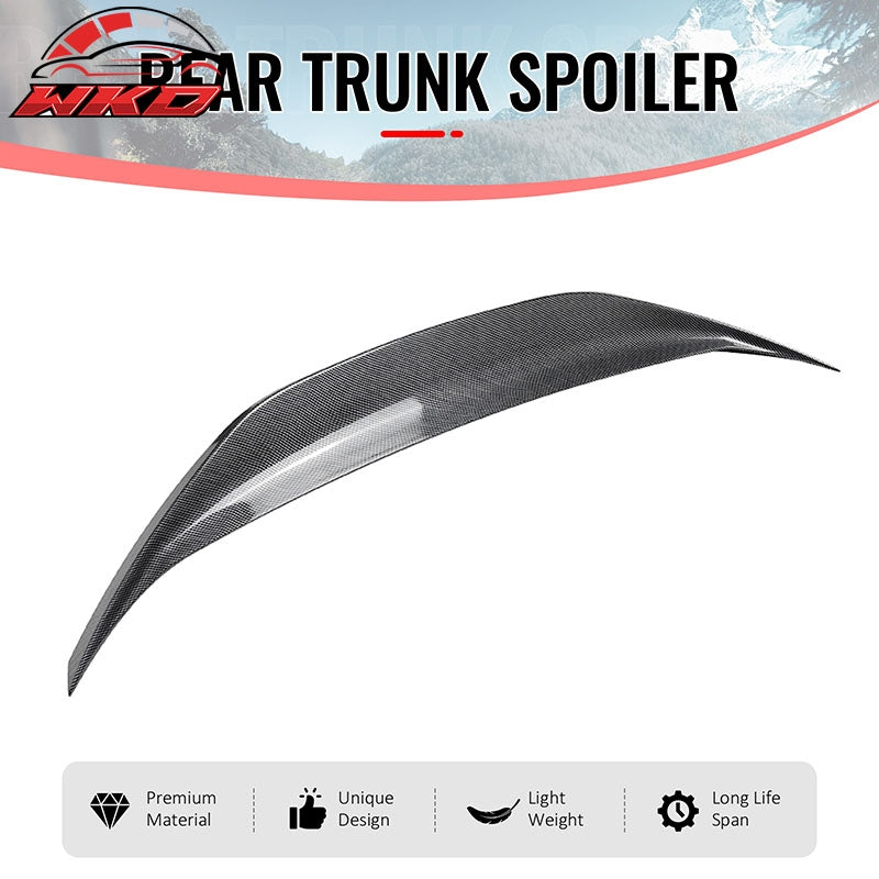 Fits 13-20 BRZ Scion FR-S 86 Duckbill Carbon Fiber Print Trunk Spoiler Wing ABS