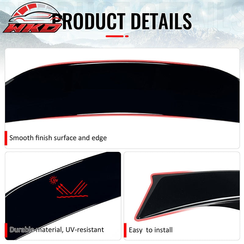 Fits 13-20 BRZ Scion FR-S 86 Duckbill Style Gloss Black Trunk Spoiler Wing ABS