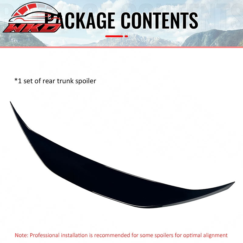 Fits 13-20 BRZ Scion FR-S 86 Duckbill Style Gloss Black Trunk Spoiler Wing ABS