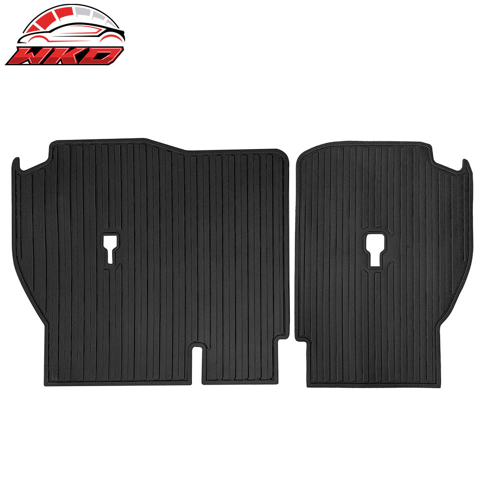 Fits 23-26 Honda CR-V 3PCS TPE Backrest Mats All Weather Rear Seat Protector