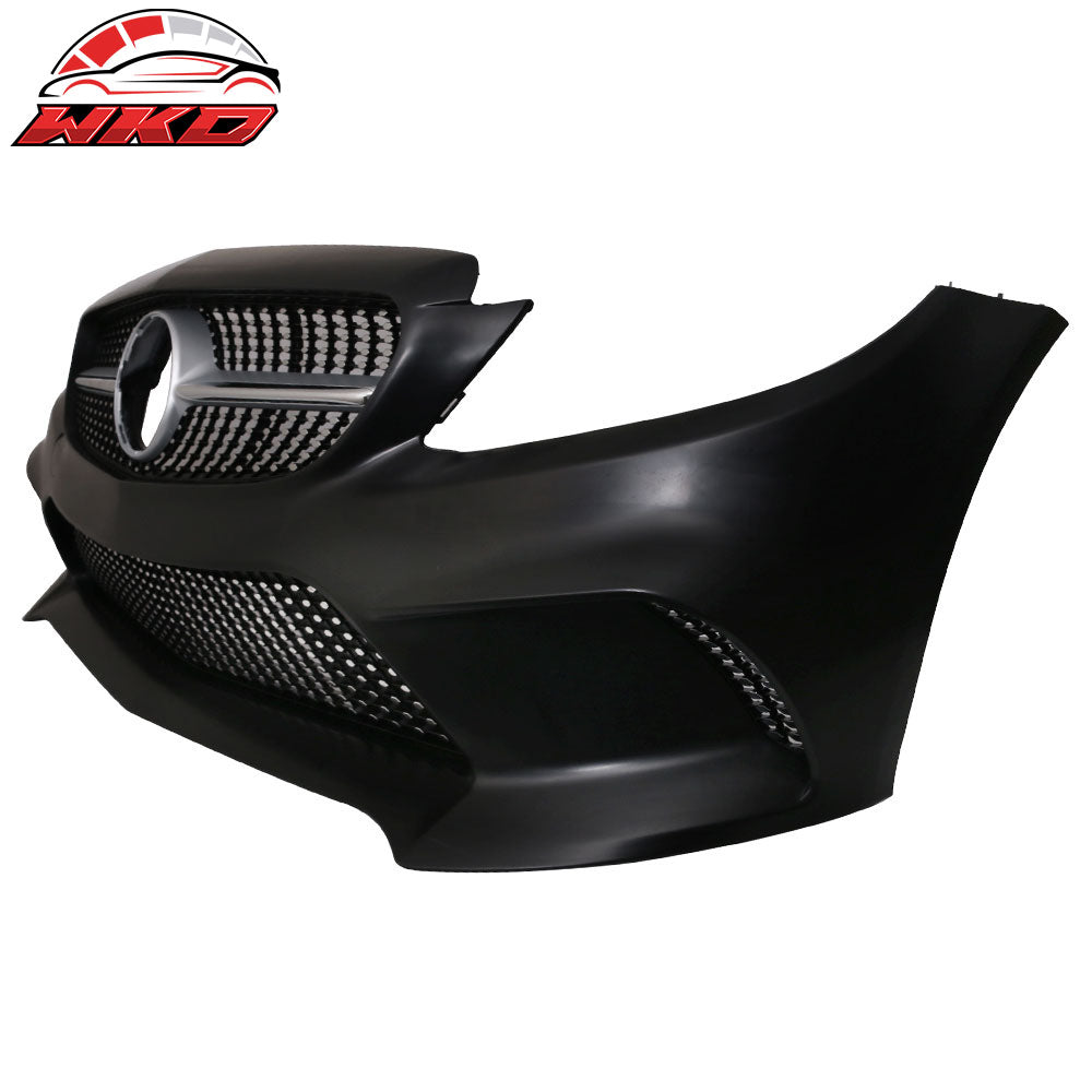 Fits 15-17 Mercedes W205 C-Class Concept Style Front Bumper - PP