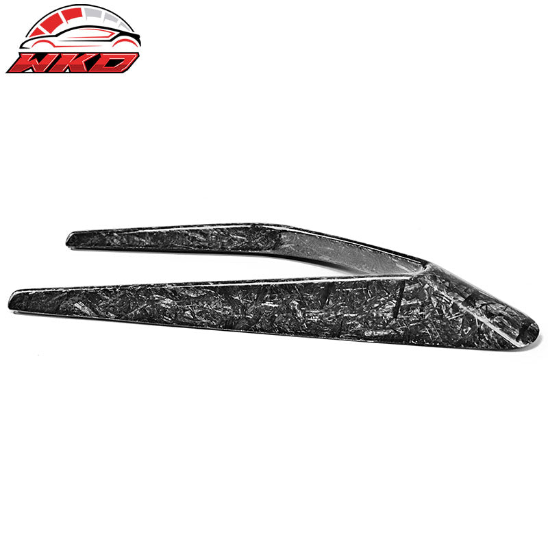 Fits 15-18 Benz W205 Side Fender Camera Vent Forged Carbon Fiber