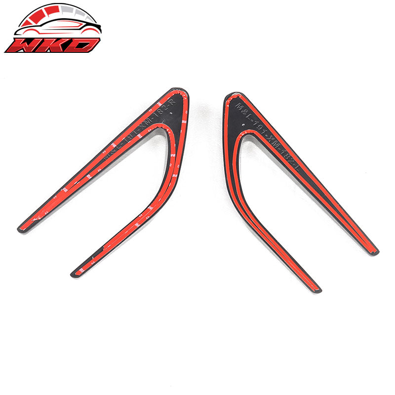Fits 15-18 Mercedes C-Class W205 Front Fender Scoop Vents - Matte Carbon Fiber