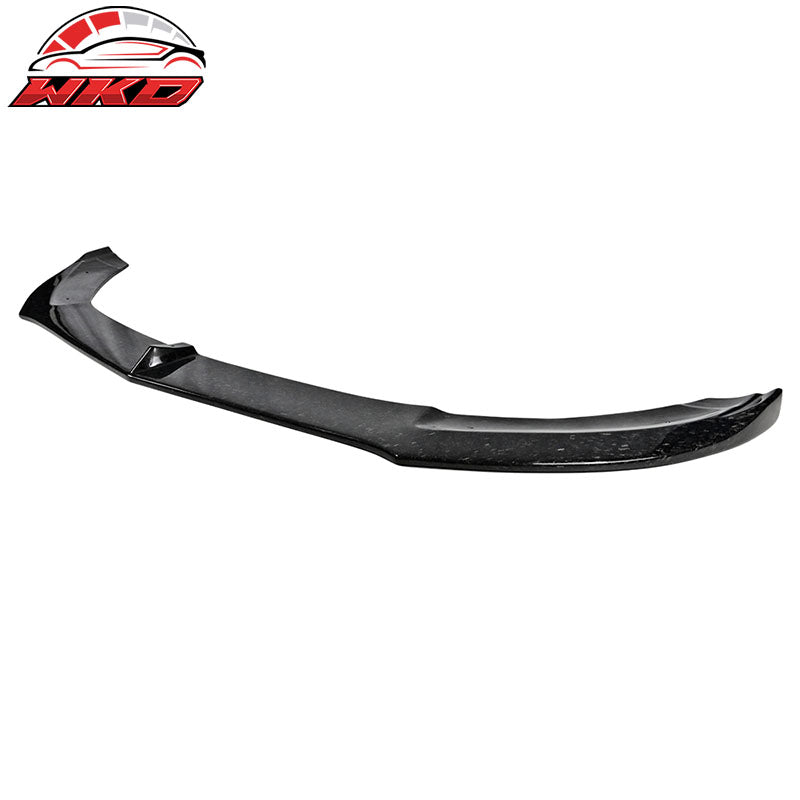 Fits 15-18 Benz W205 AMG PSM Style Front Bumper Lip Forged Matte Carbon Fiber
