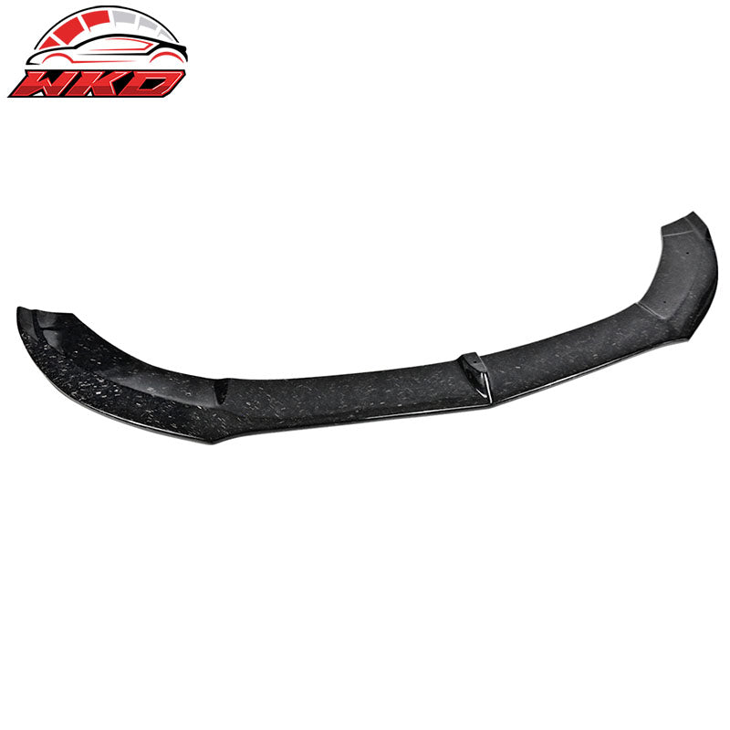 Fits 15-18 Benz W205 AMG PSM Style Front Bumper Lip Forged Matte Carbon Fiber