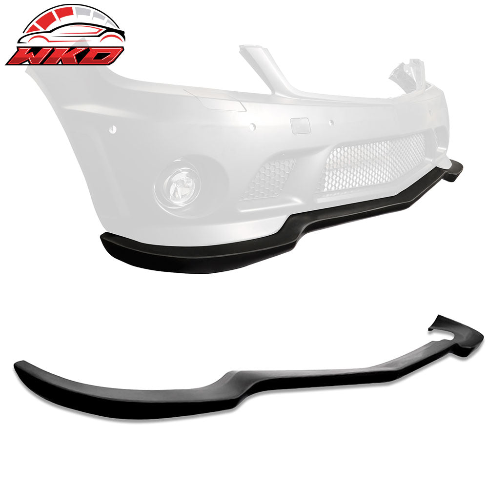 Fits 08-10 Benz C-Class W204 H Style Front Bumper Lip Spoiler Unpainted PP