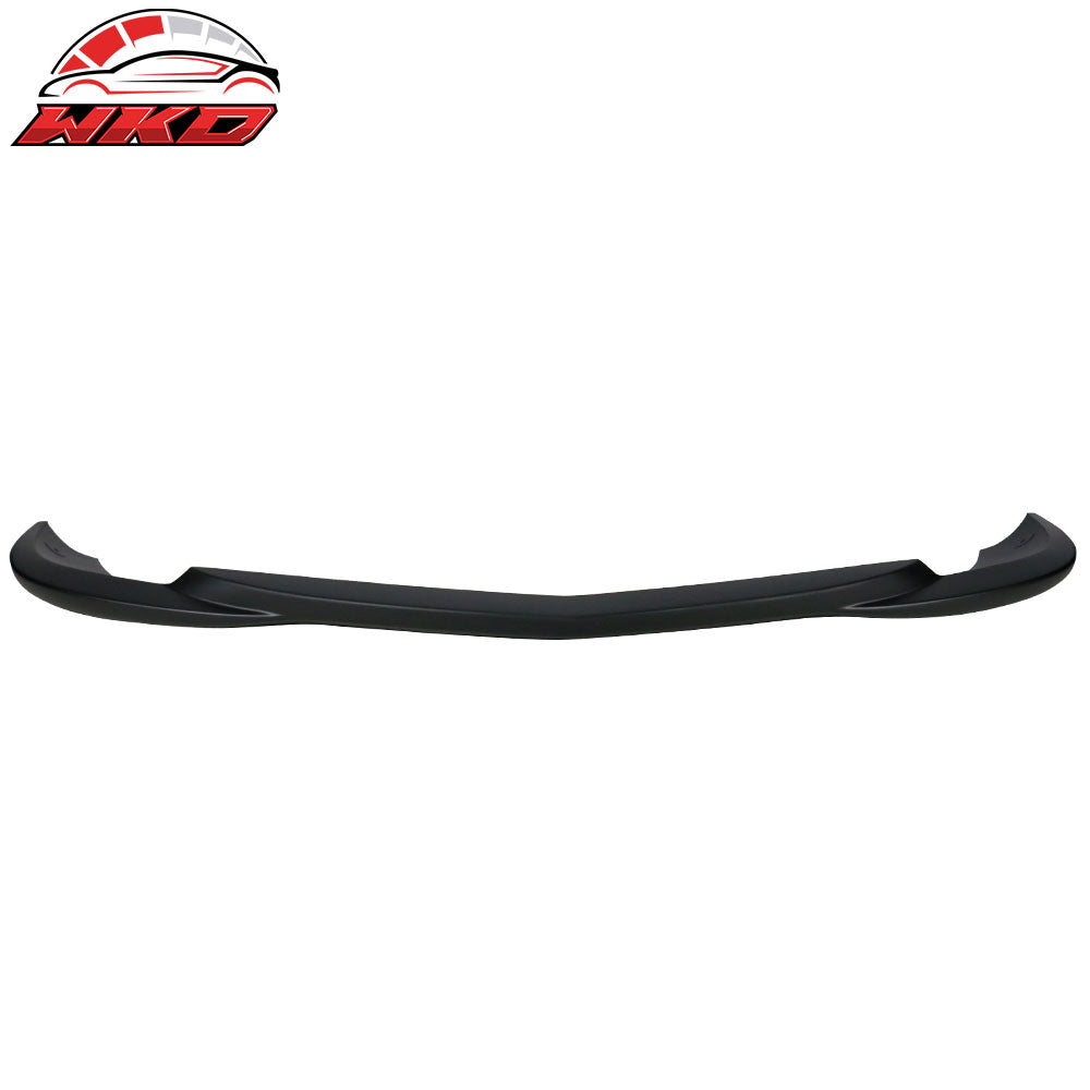 Fits 12-14 Benz C Class W204 Front Bumper Lip GH Style ABS Plastics Matte Black