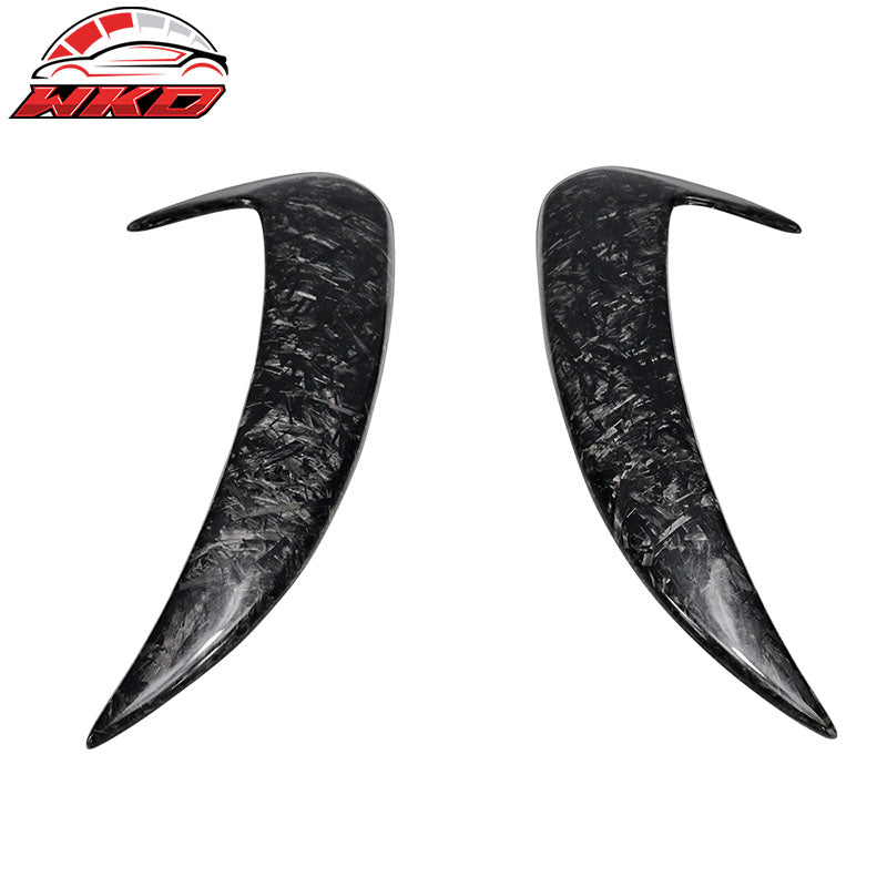 Fits 15-18 Benz W205 JC Rear Bumper Spoiler Forged Carbon Fiber