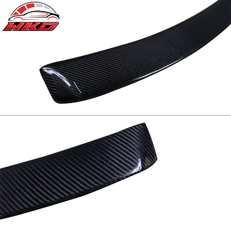 Fits 08-14 Benz C-Class W204 Sedan Roof Spoiler Wing - Matte Carbon Fiber