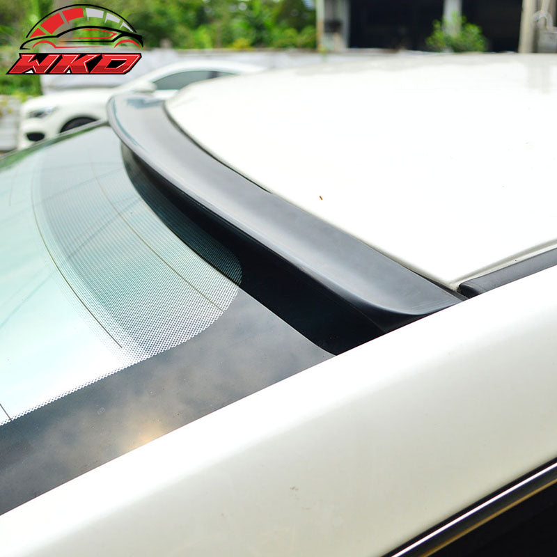 Fits 08-14 Mercedes-Benz W204 4DR Unpainted PU Flexible Rear Roof Spoiler