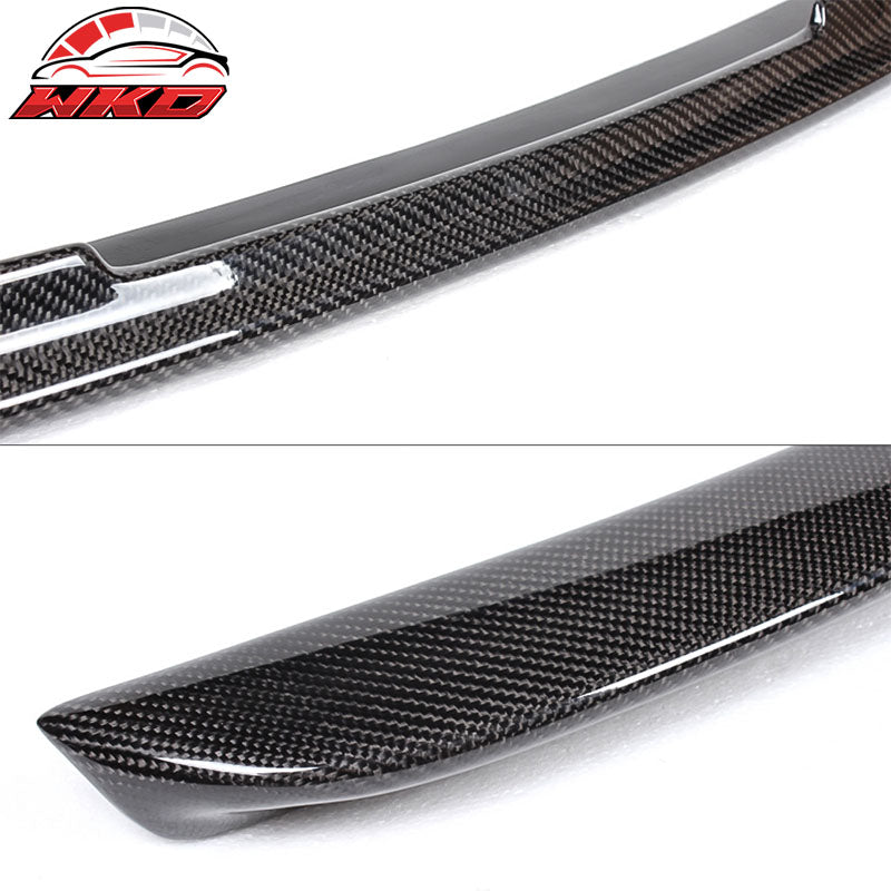 Fits 01-07 Benz C-Class W203 Sedan AMG Style Trunk Spoiler Matte Carbon Fiber