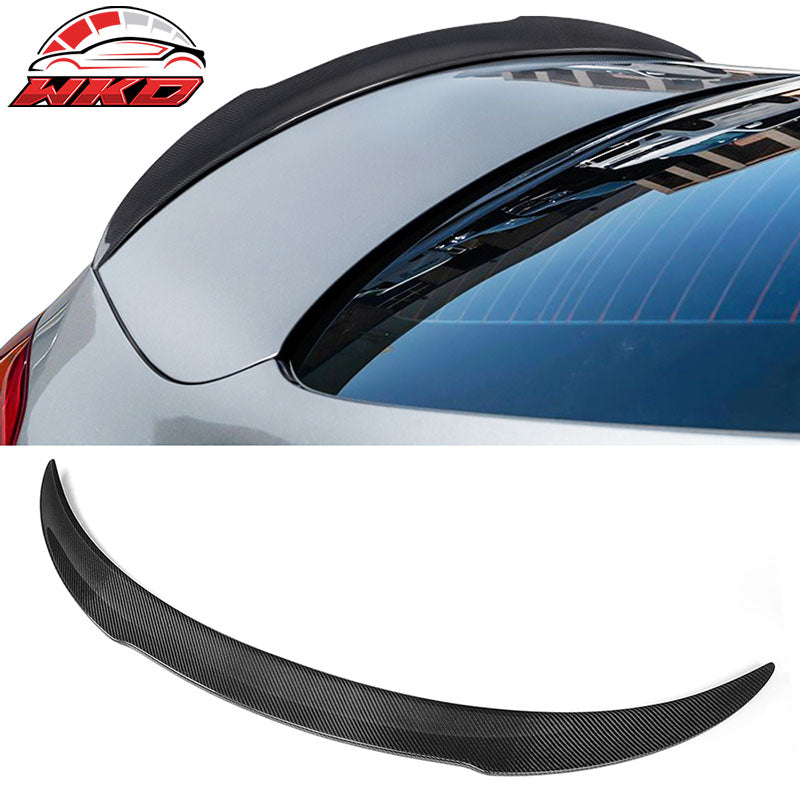 Fits 15-21 Benz W205 C Class 2Dr Coupe FD Style Trunk Spoiler Matte Carbon Fiber