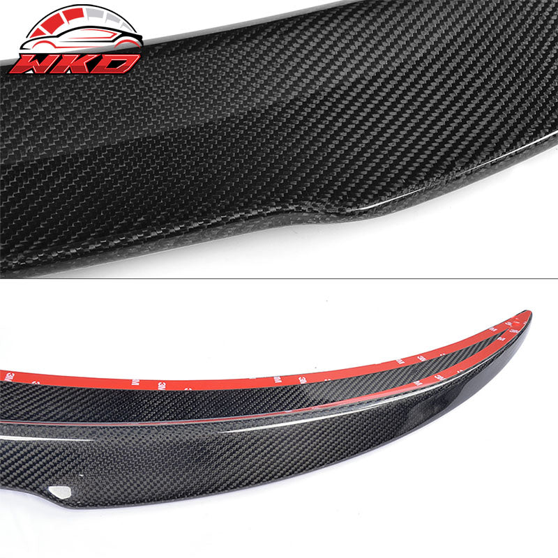 Fits 15-21 Benz W205 C Class 2Dr Coupe FD Style Trunk Spoiler Matte Carbon Fiber