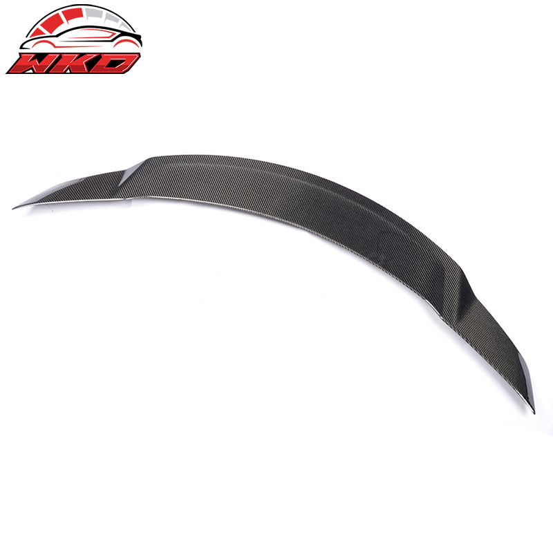 Fits 15-21 Benz W205 C Class 4DR Sedan JC style Matte Carbon Fiber Trunk Spoiler