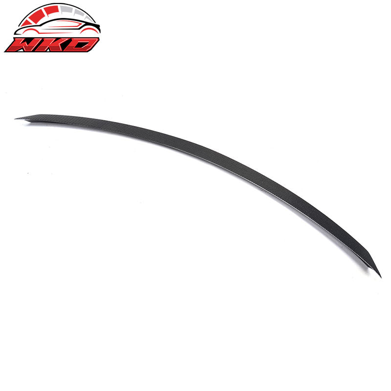 Fits 15-21 Benz W205 C Class 4Dr Sedan ML Style Trunk Spoiler Matte Carbon Fiber